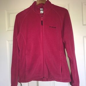 Rose Pink Columbia Fleece Jacket